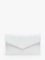 Pochette De Soir�e L Paddock Cuir Etrier Blanc paddock EPAD075L
