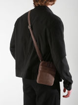 Crossbody Bag Spider Etrier Brown spider ESPI728S-vue-porte