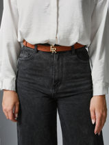Adjustable Belt Brumby Etrier Brown brumby EBRU414C-vue-porte
