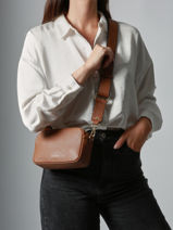 Shoulder Bag Tradition Leather Etrier Brown tradition ETRA141S-vue-porte