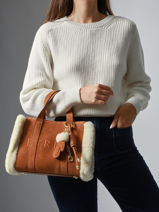 Crossbody Bag Alpin Leather Etrier Brown alpin EALP140S-vue-porte