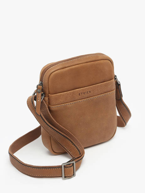 Sac Bandoulière Spider Cuir Etrier Marron spider ESPI704S vue secondaire 2