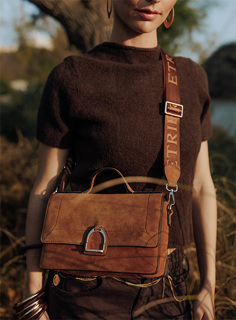 Sac bandoulire M Altesse Suede